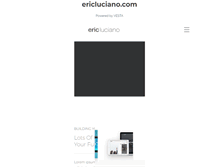 Tablet Screenshot of ericluciano.com
